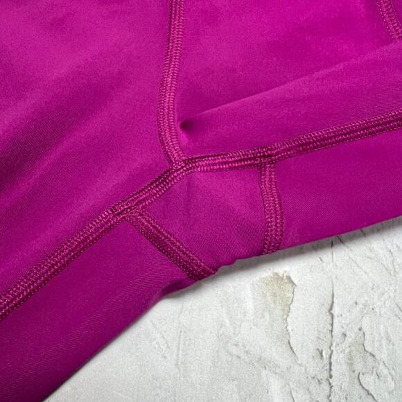 Lululemon Hot To Street Crop Legging SIZE 4 Regal Plum Full-On Luxtreme Mesh - Picture 11 of 13